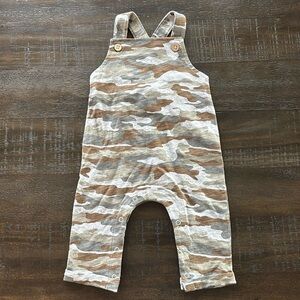 Mud Pie Baby Camo Overalls, Size 3-6m